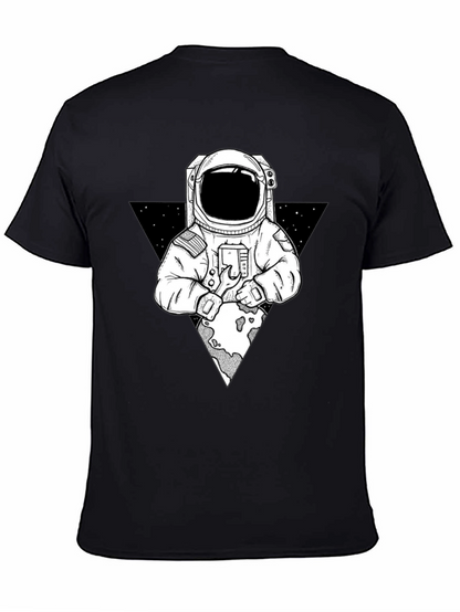 Astronaut Graphic Print T-Shirt - Space Exploration Tee