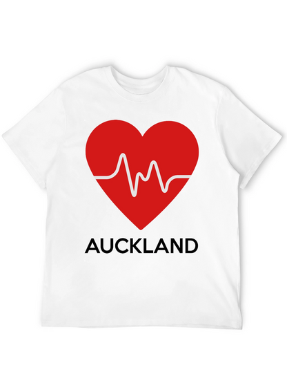 Auckland Heartbeat Black T-Shirt