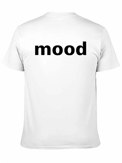 Mood Graphic Print Black T-Shirt