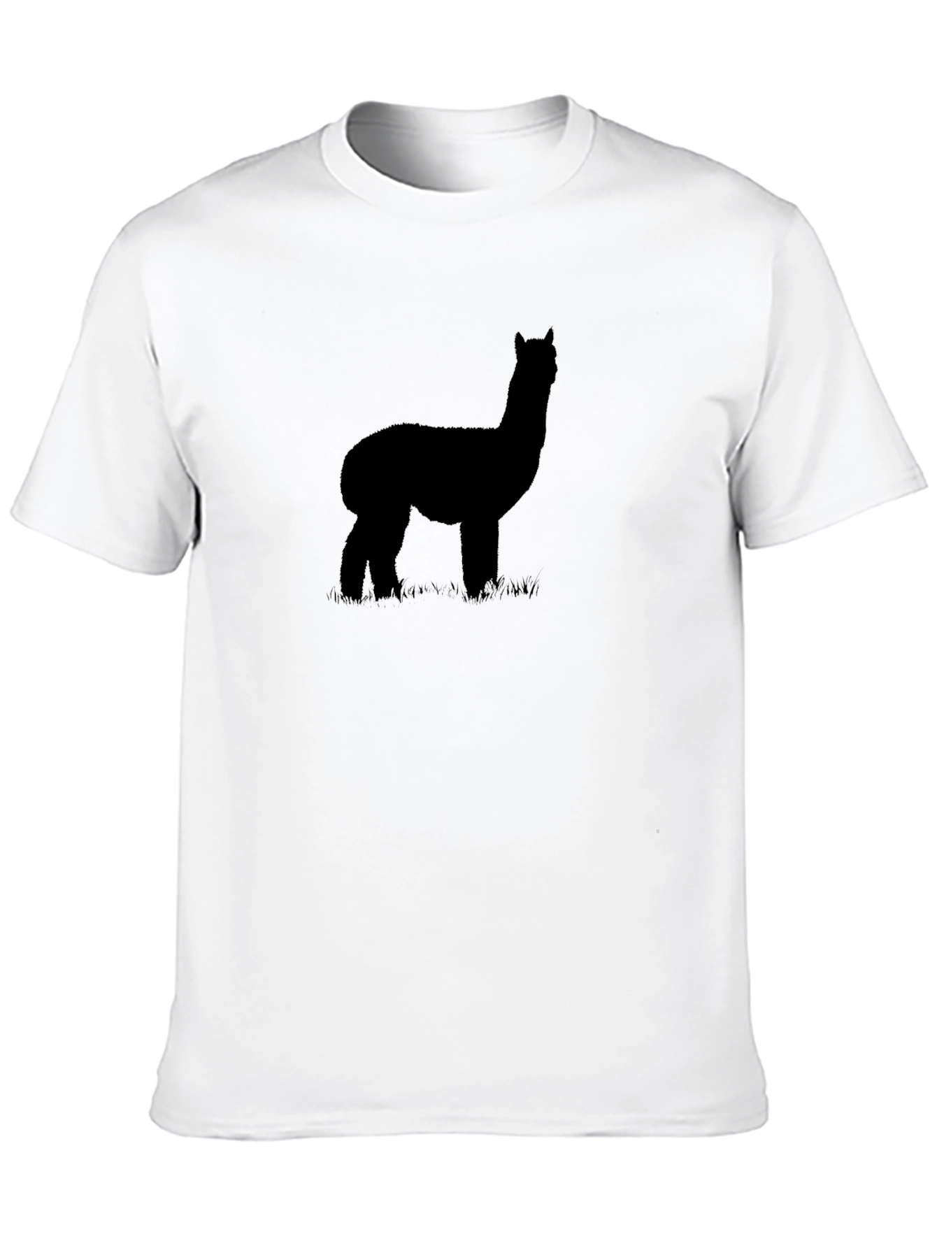Alpaca Silhouette Graphic Tee - Black