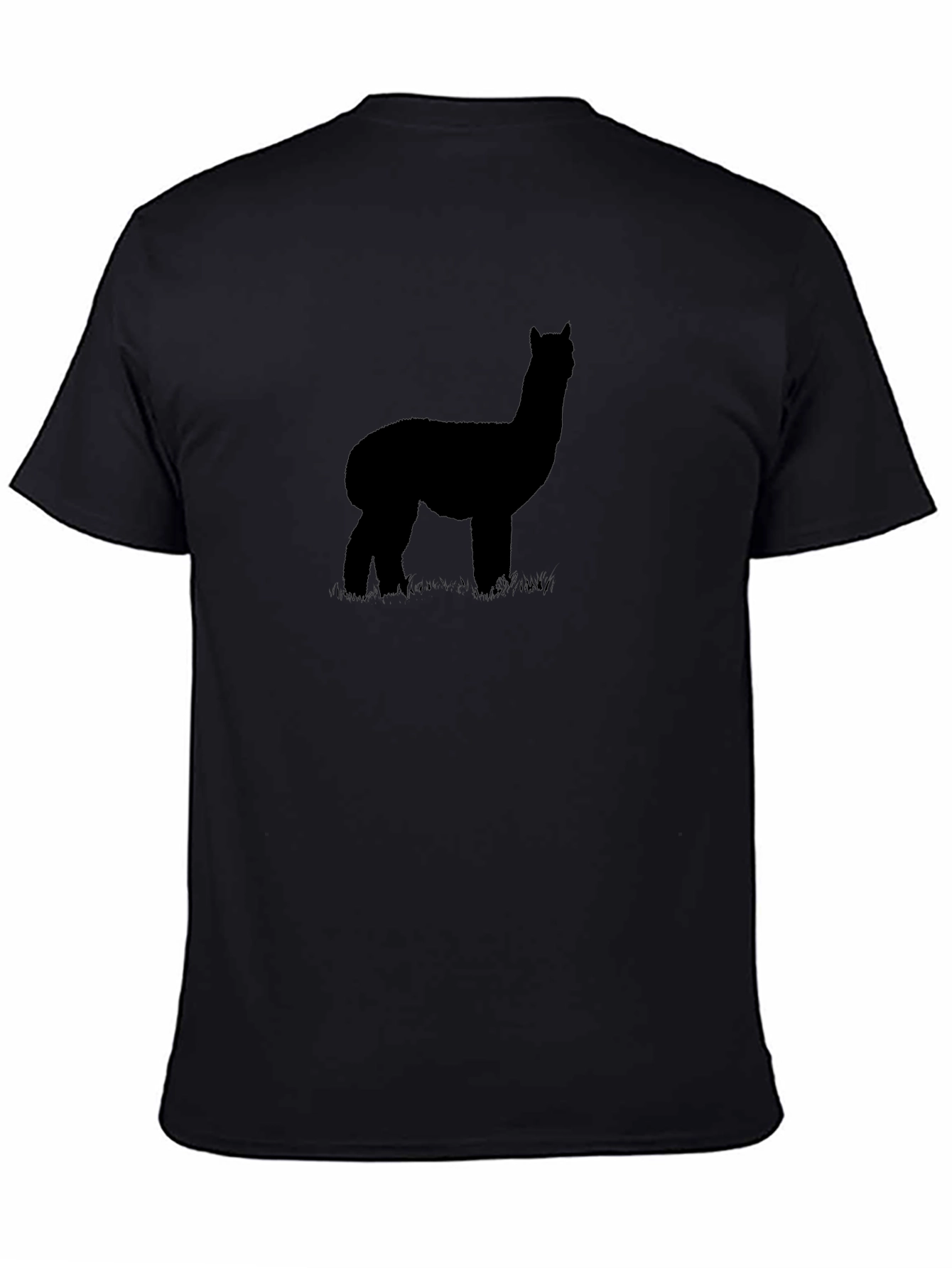 Alpaca Silhouette Graphic Tee - Black