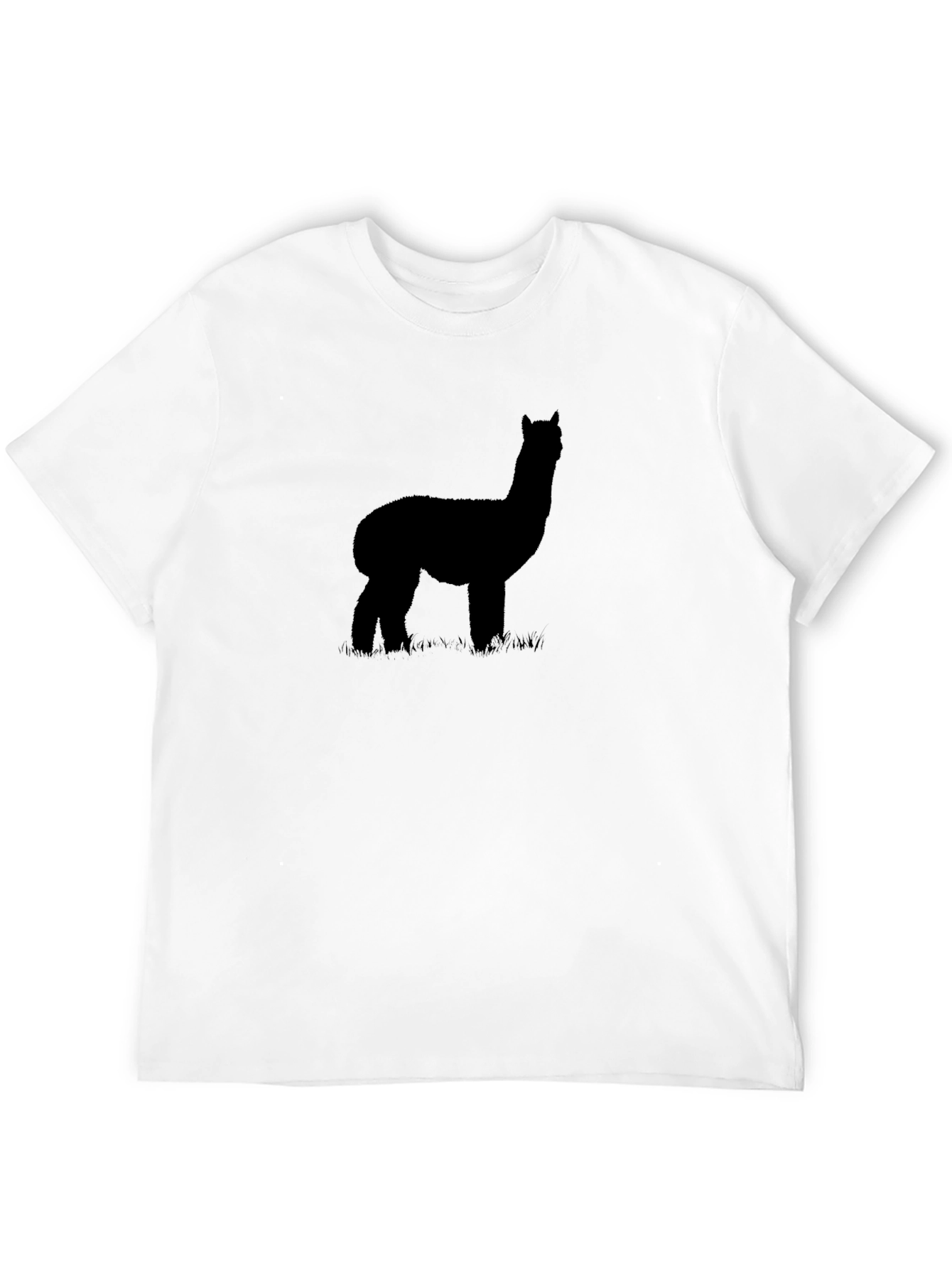 Alpaca Silhouette Graphic Tee - Black