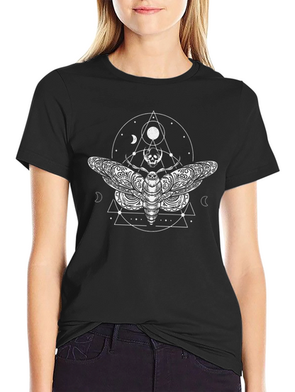 Moth & Skull Graphic Tee
