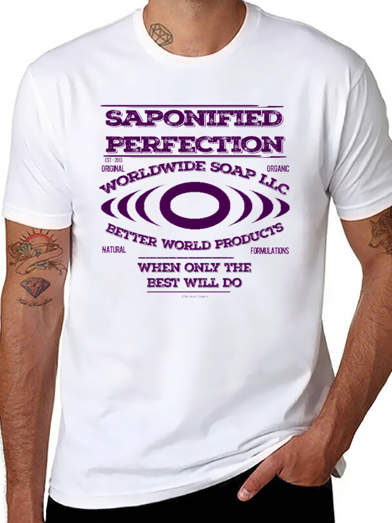 Saponified Perfection Black T-Shirt