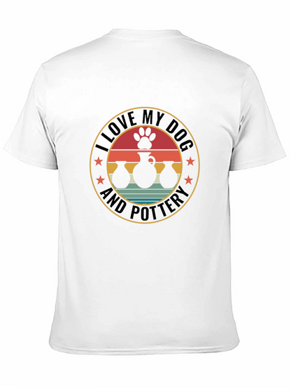I Love My Dog and Pottery T-Shirt