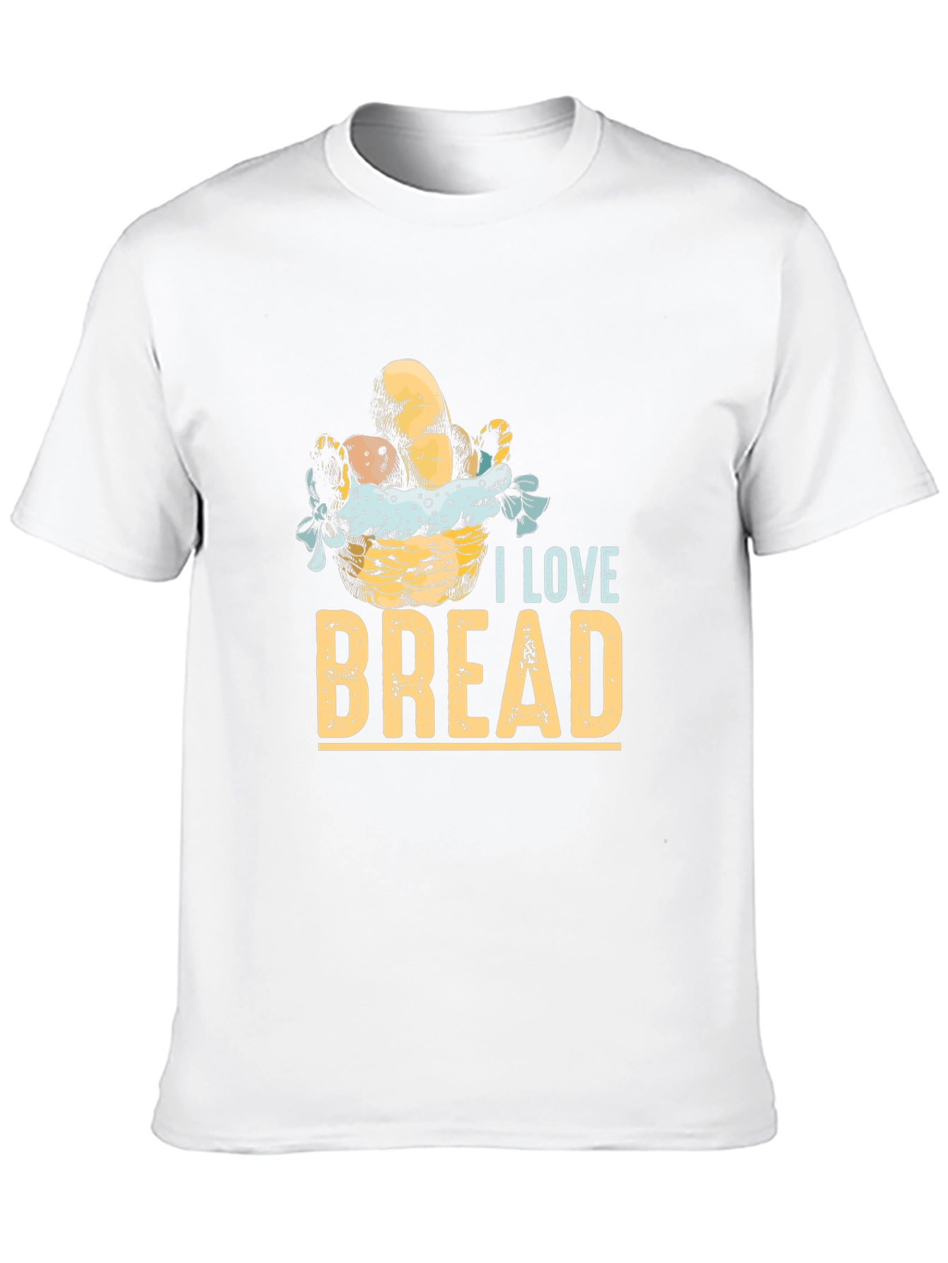 I Love Bread Graphic Tee - Unisex Casual T-Shirt