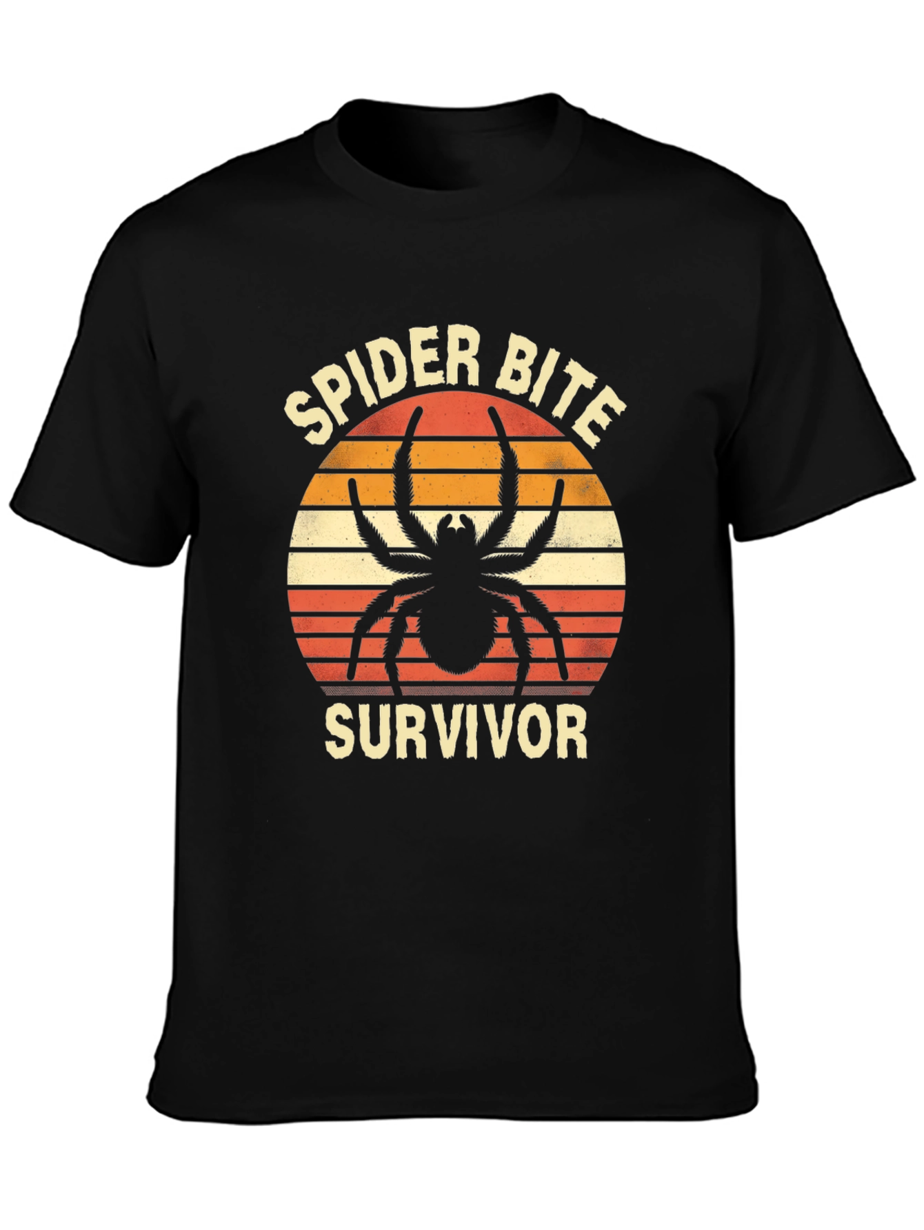 Spider Bite Survivor Graphic T-Shirt