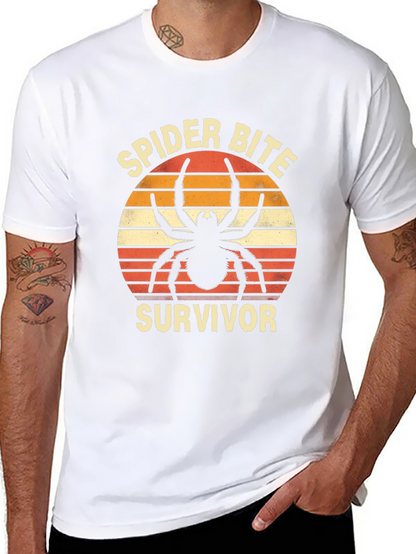 Spider Bite Survivor Graphic T-Shirt
