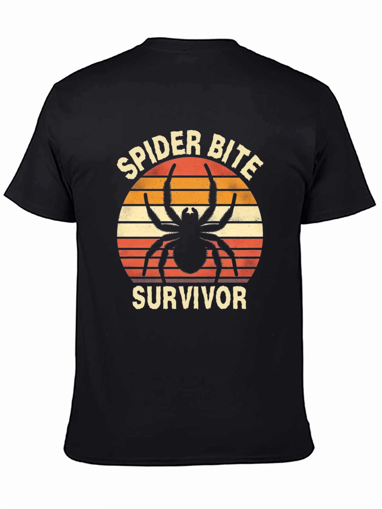 Spider Bite Survivor Graphic T-Shirt