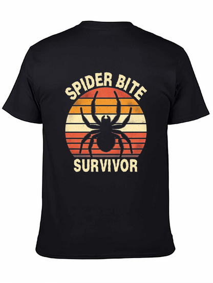 Spider Bite Survivor Graphic T-Shirt