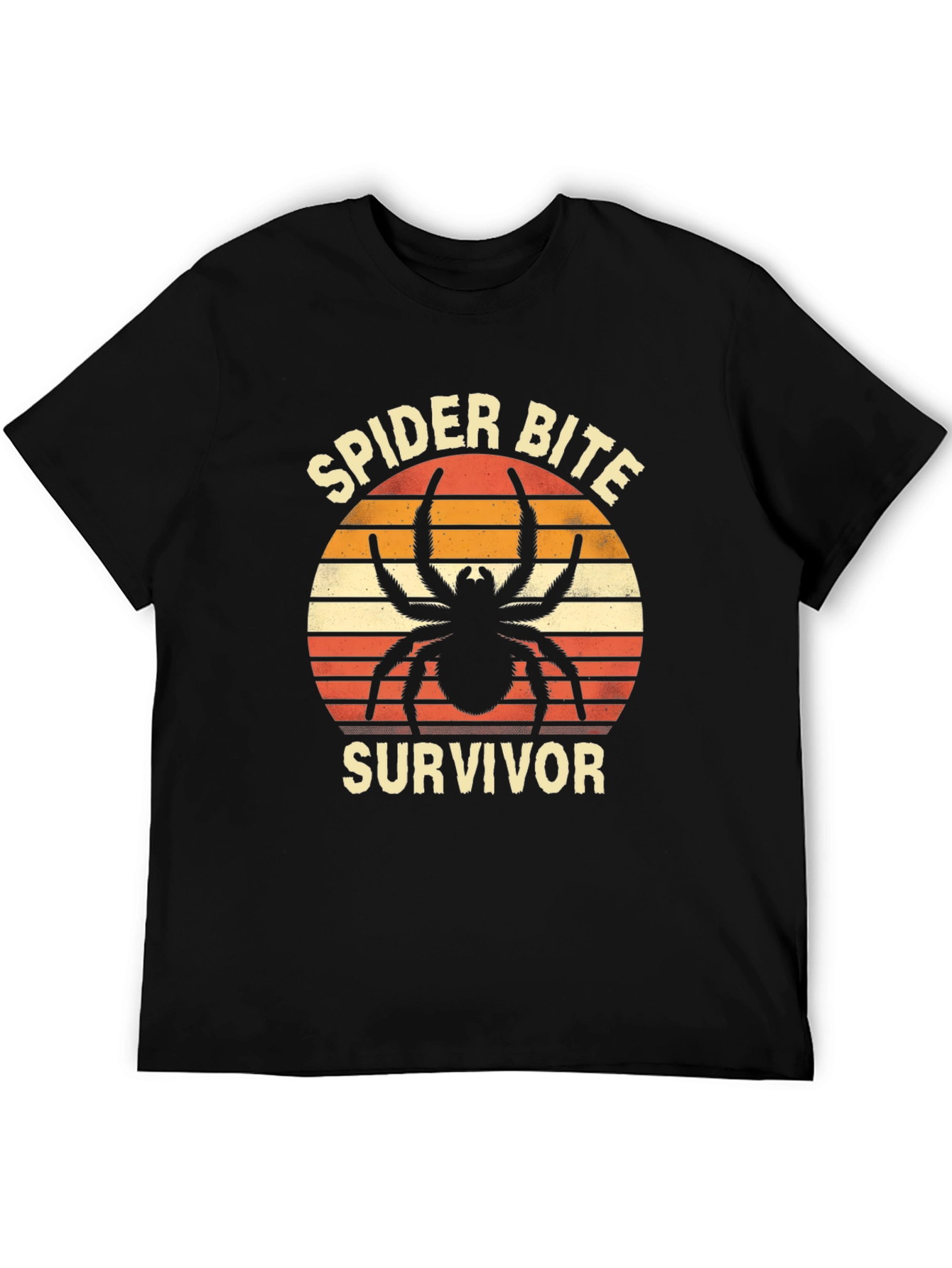 Spider Bite Survivor Graphic T-Shirt