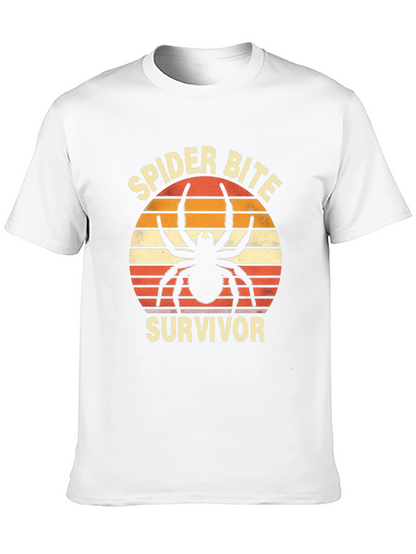 Spider Bite Survivor Graphic T-Shirt