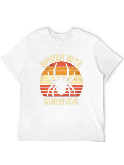 Spider Bite Survivor Graphic T-Shirt