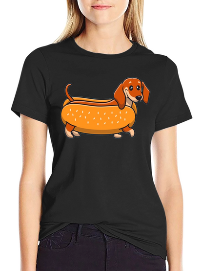Dachshund Hot Dog T-Shirt