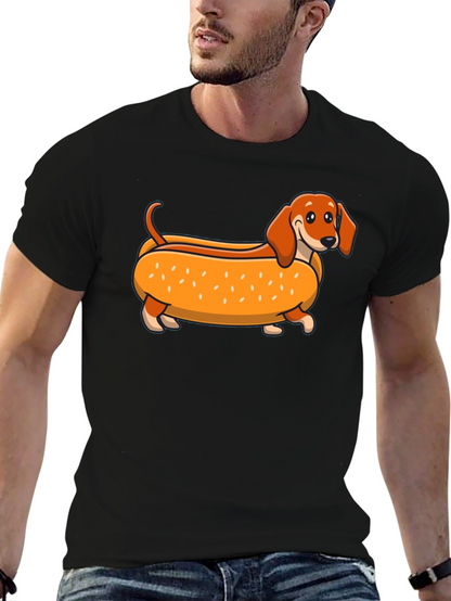 Dachshund Hot Dog T-Shirt