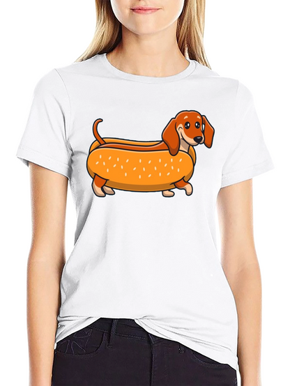 Dachshund Hot Dog T-Shirt