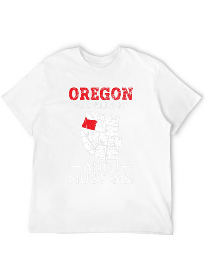 Oregon Calling T-Shirt State Pride Travel Tee