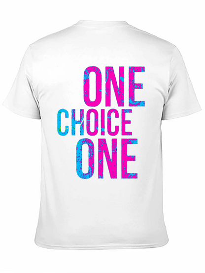 One Choice Graphic Tee - Stylish Black T-Shirt
