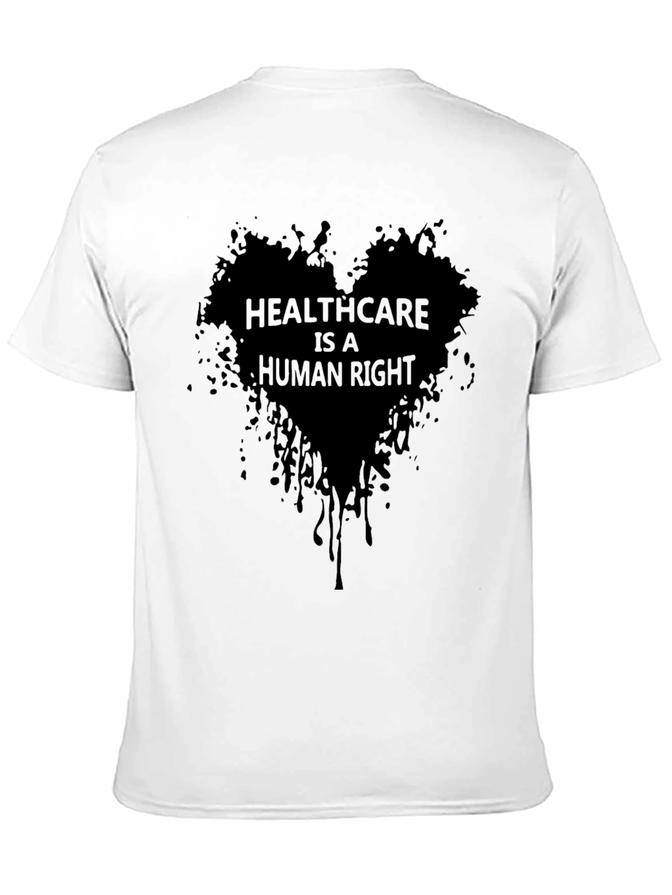 Healthcare is a Human Right Black Tee