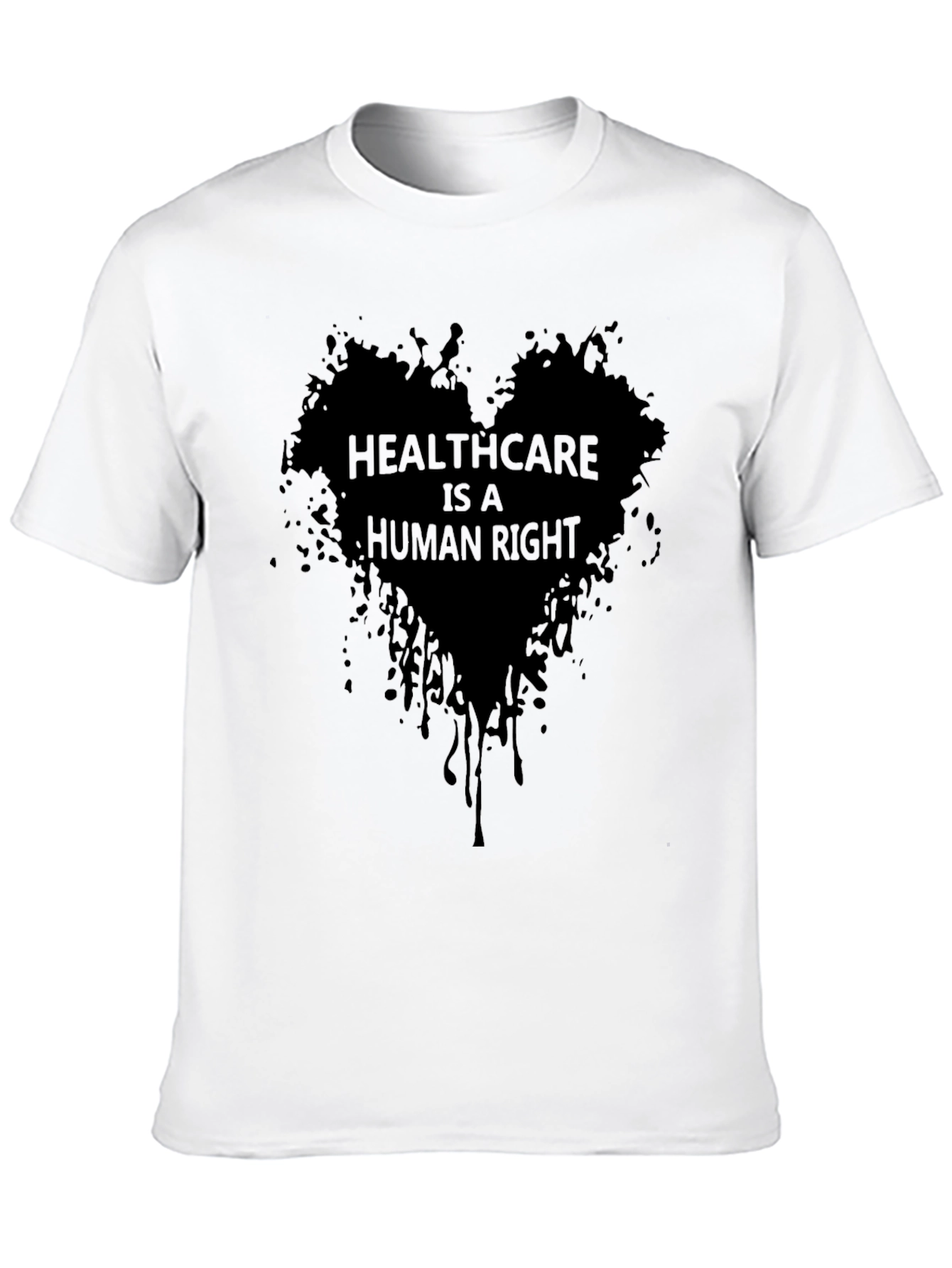 Healthcare is a Human Right Black Tee