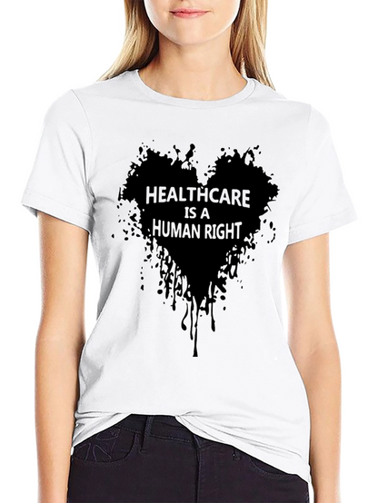 Healthcare is a Human Right Black Tee
