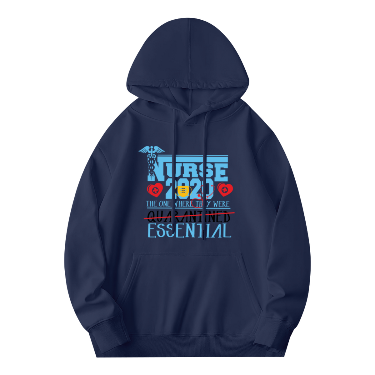 Cool Graphic Hoodie - Nurse Quarantine 2020
