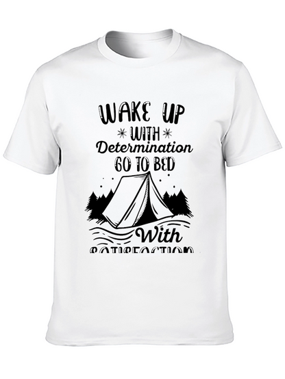 Wake Up With Determination Black Graphic Tee