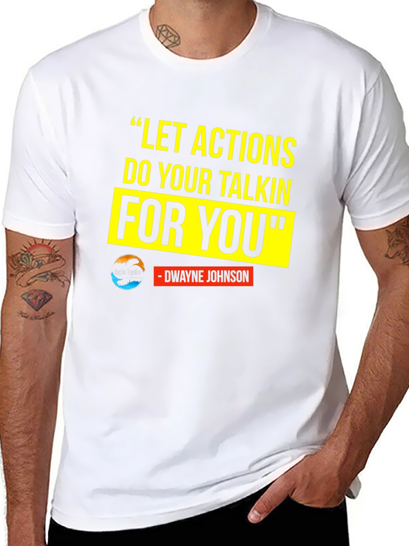 Motivational T-Shirt: Dwayne Johnson Quote