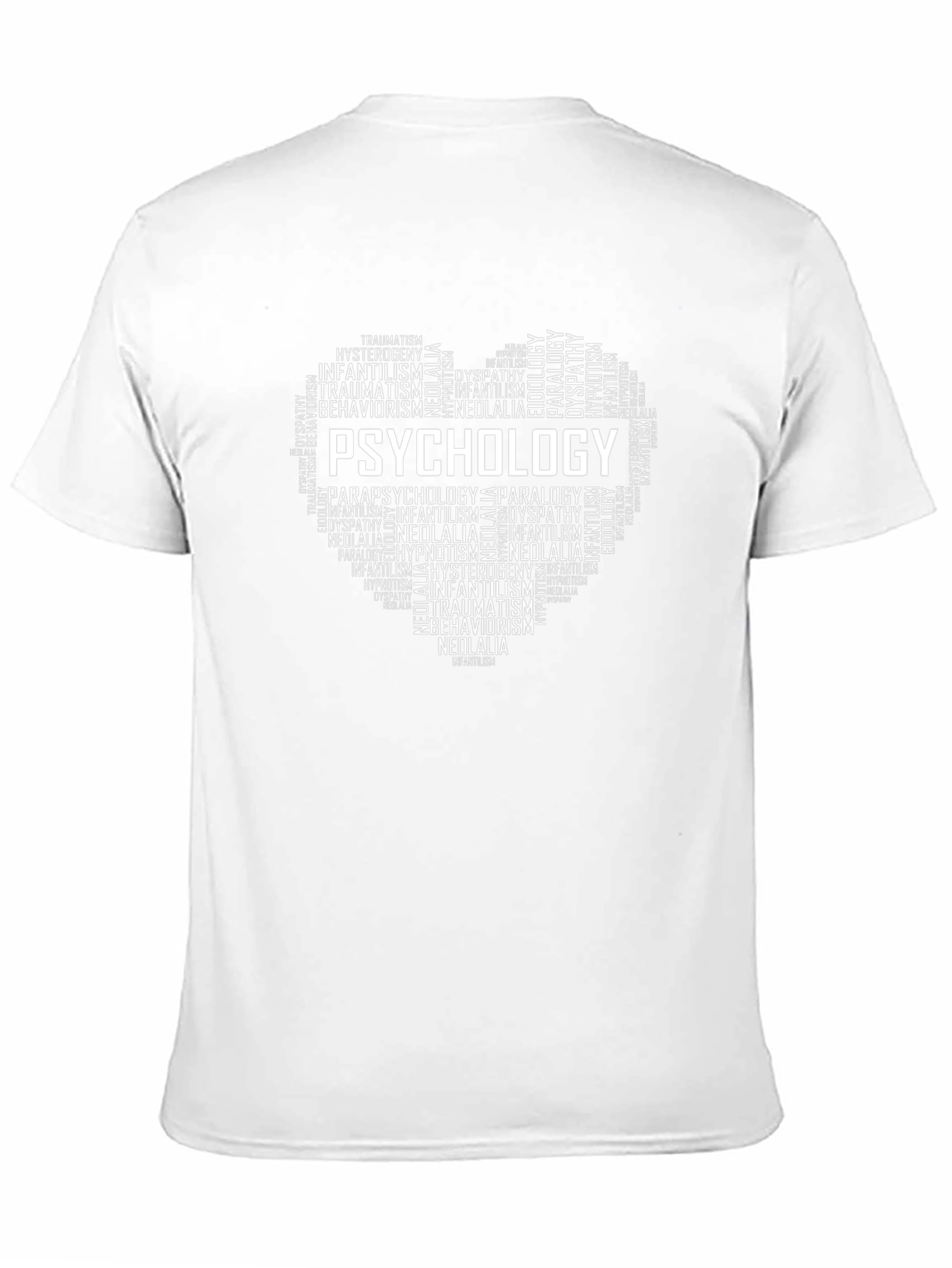 Psychology Word Art Heart T-Shirt