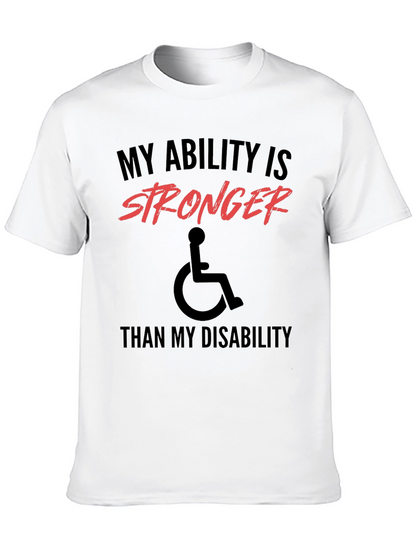 Ability Stronger Than Disability T-Shirt