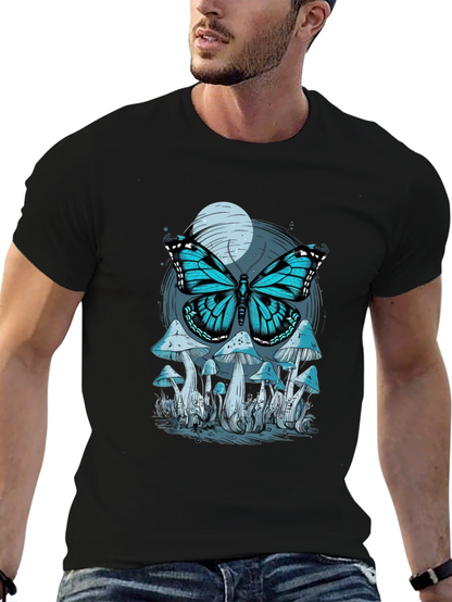 Butterfly Mushroom Graphic Tee