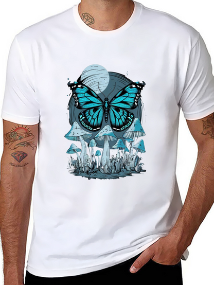 Butterfly Mushroom Graphic Tee