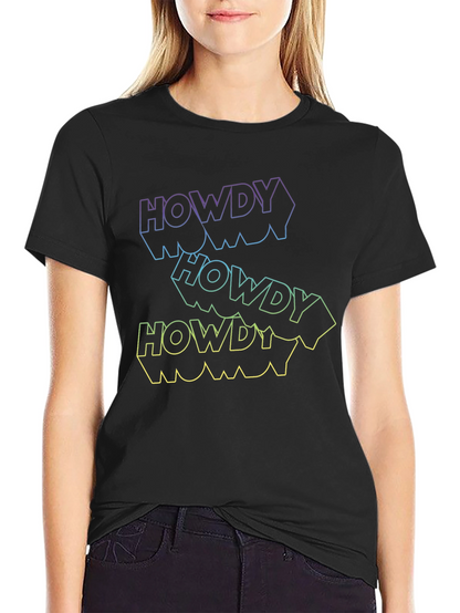 Howdy Graphic Tee - Retro Style
