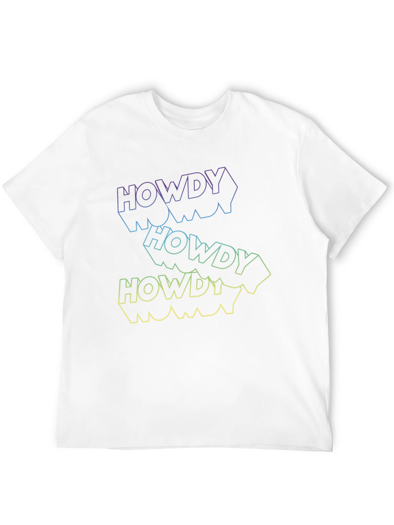 Howdy Graphic Tee - Retro Style