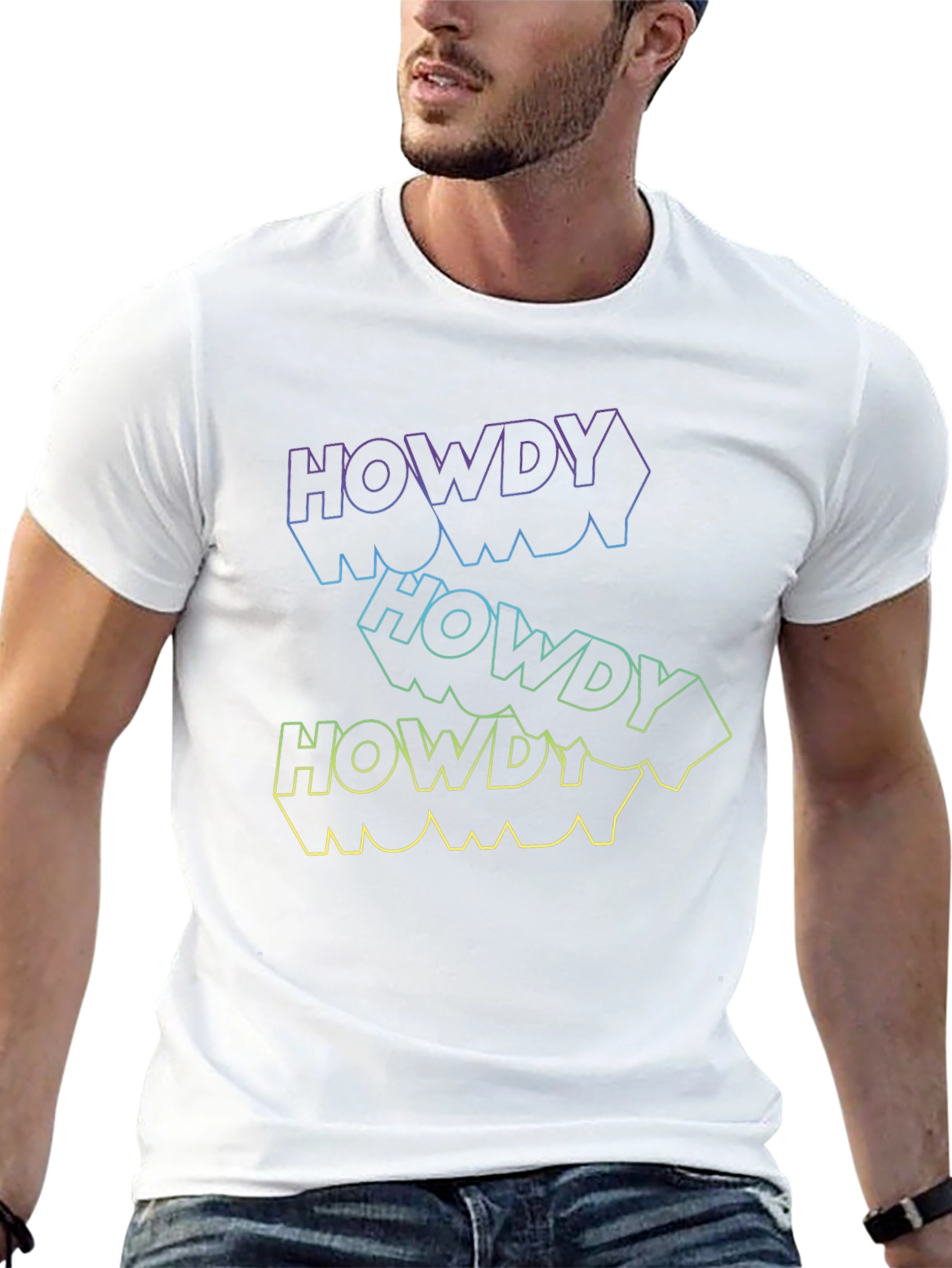 Howdy Graphic Tee - Retro Style