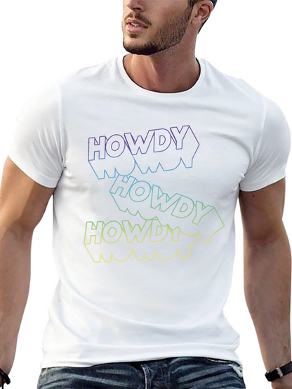 Howdy Graphic Tee - Retro Style