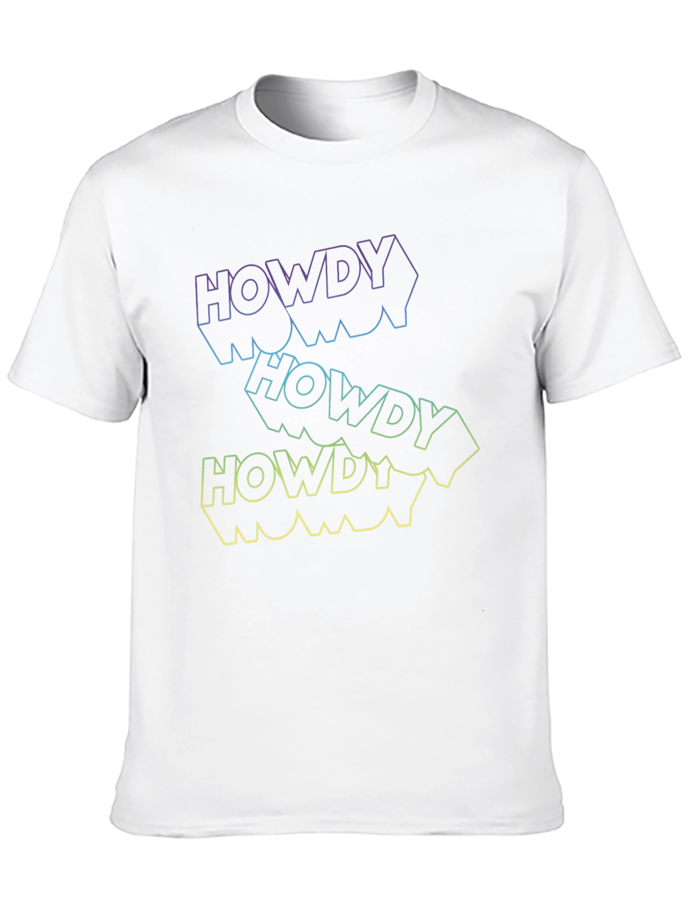 Howdy Graphic Tee - Retro Style