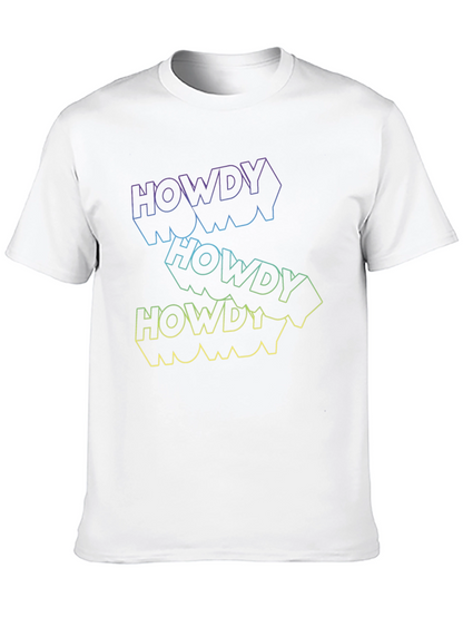 Howdy Graphic Tee - Retro Style