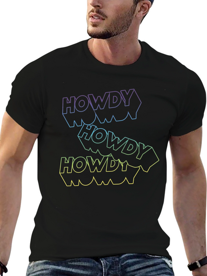 Howdy Graphic Tee - Retro Style