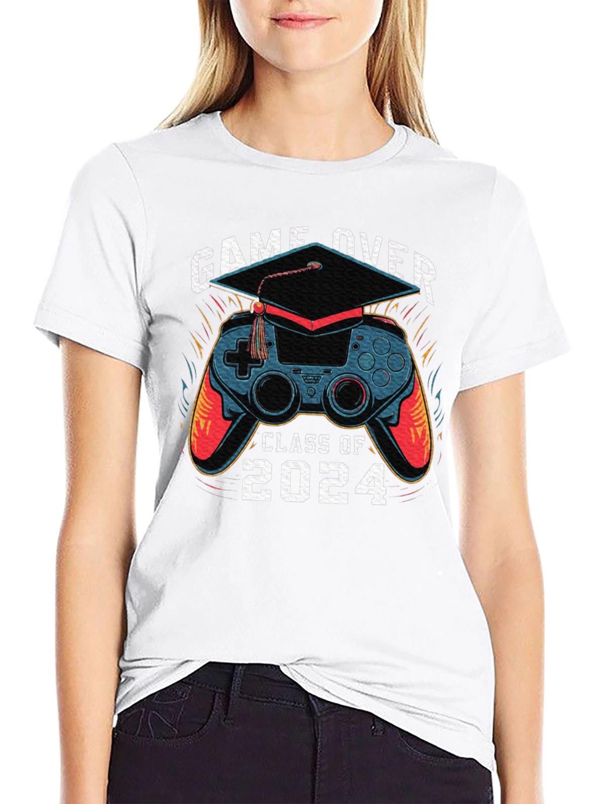 Game Over Class of 2024 Graduation T-Shirt