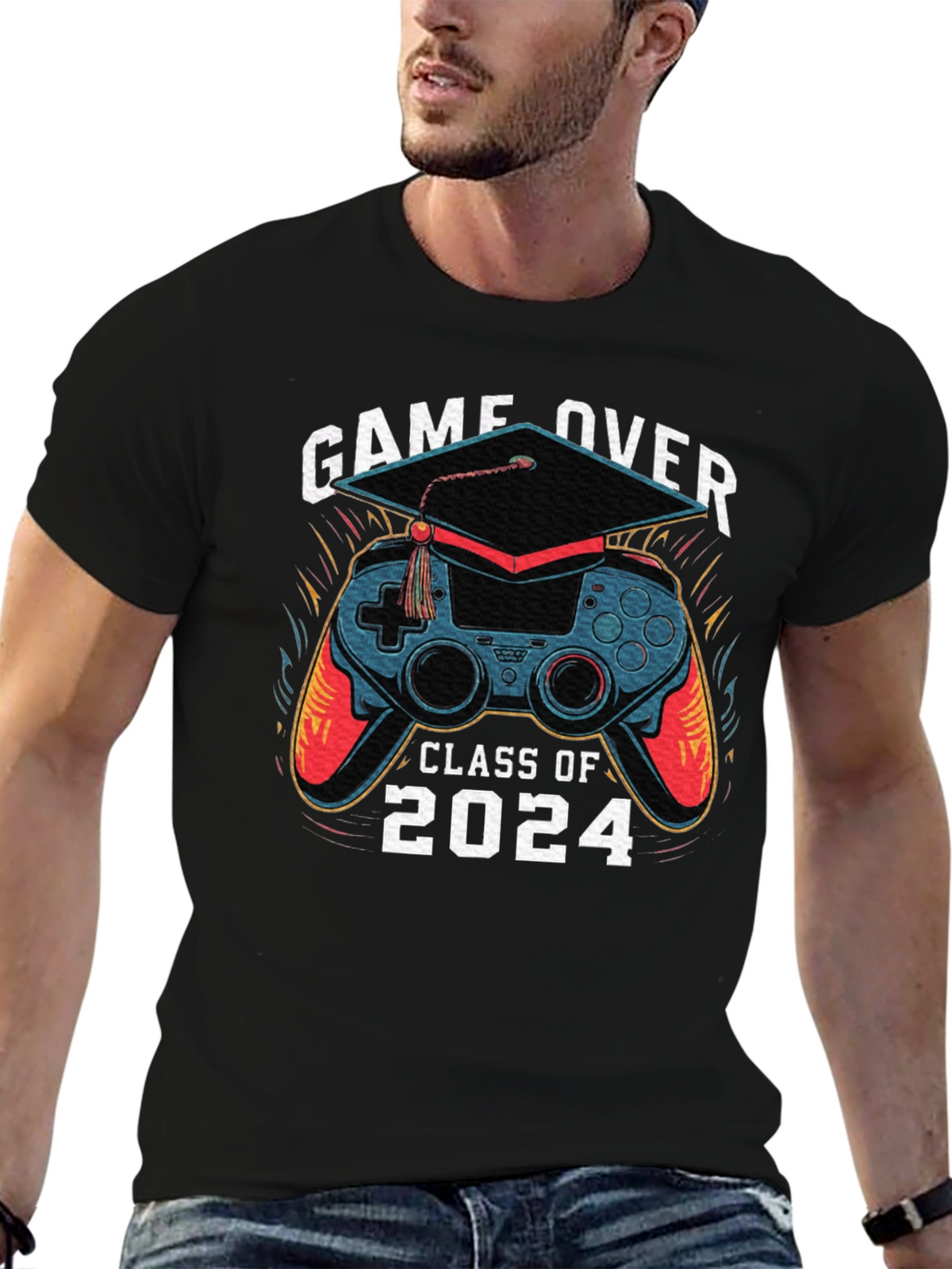 Game Over Class of 2024 Graduation T-Shirt