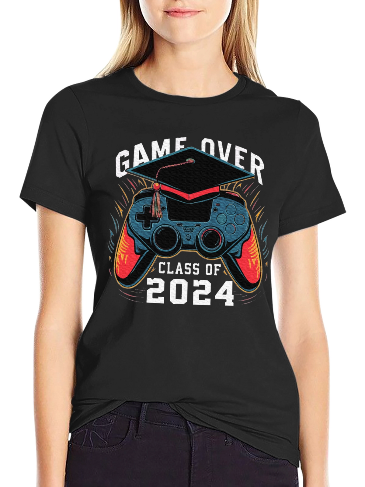 Game Over Class of 2024 Graduation T-Shirt