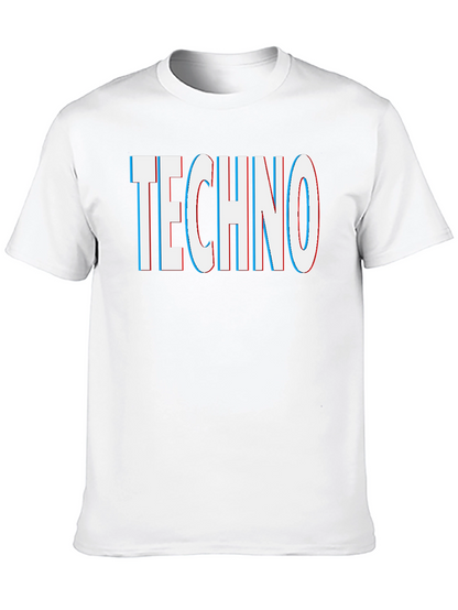Techno Graphic Tee - Black Short Sleeve