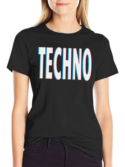 Techno Graphic Tee - Black Short Sleeve