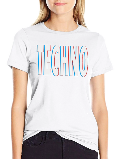 Techno Graphic Tee - Black Short Sleeve