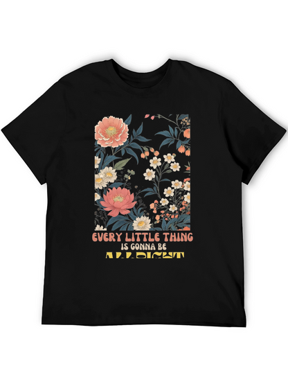 Floral Print Graphic T-Shirt - Every Little Thing