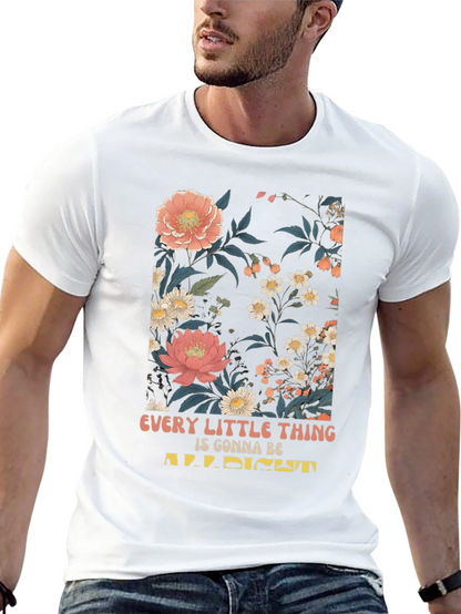 Floral Print Graphic T-Shirt - Every Little Thing