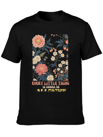 Floral Print Graphic T-Shirt - Every Little Thing