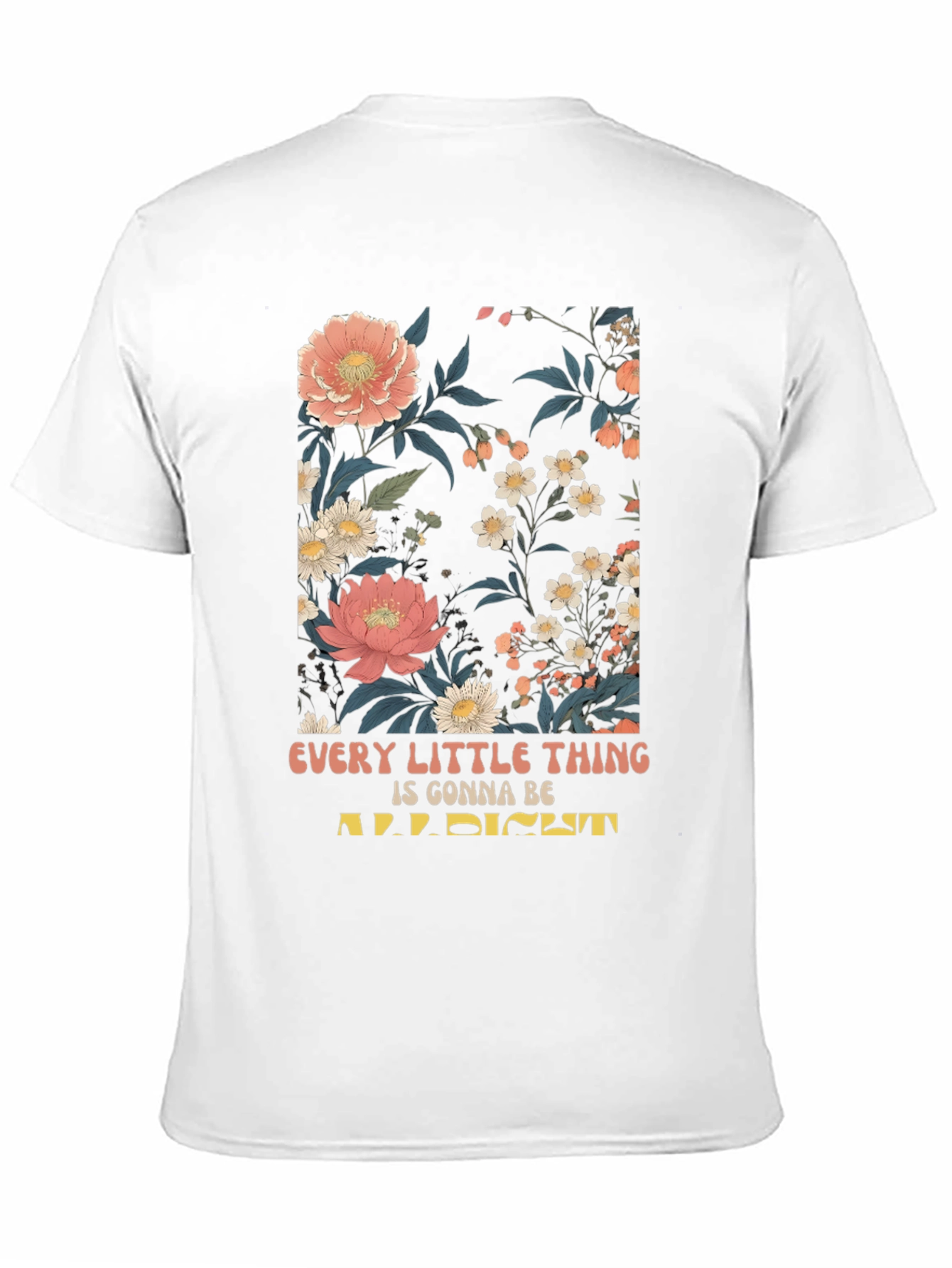 Floral Print Graphic T-Shirt - Every Little Thing