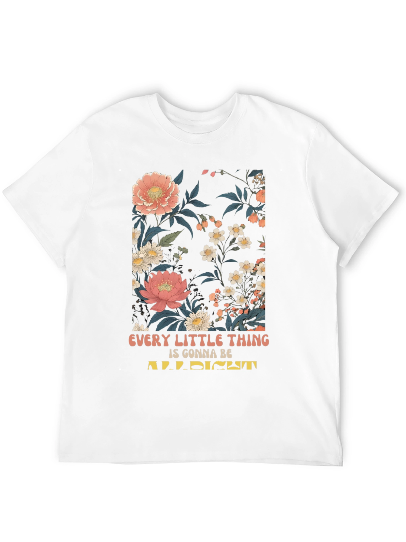 Floral Print Graphic T-Shirt - Every Little Thing